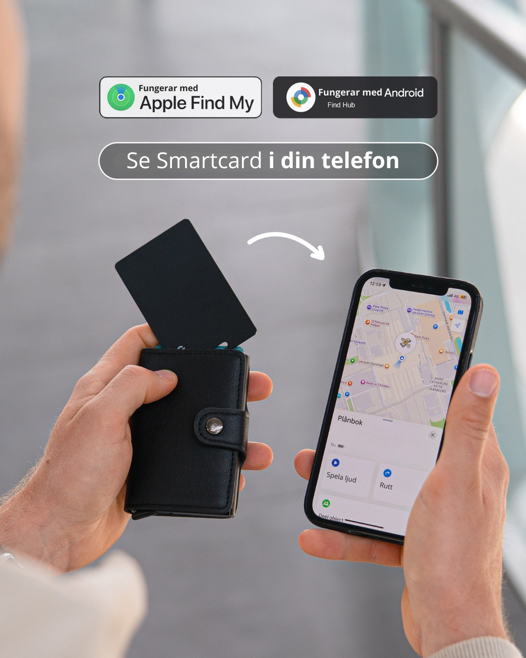 CardMate - Världens tunnaste spårningskort